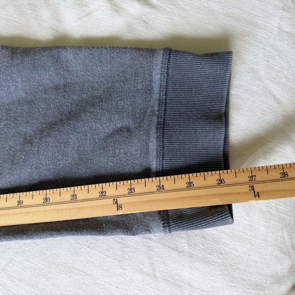 Outerknown Blue French Terry Sweatpants Drawstring Joggers Size Large